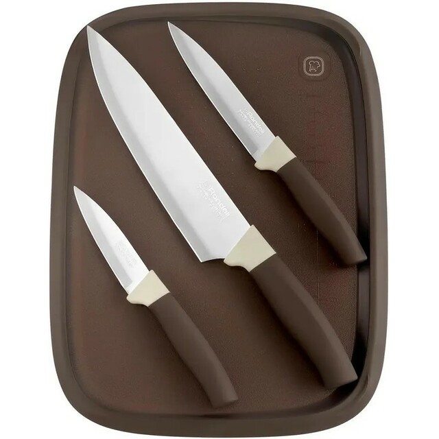 Набор кухонных ножей Rondell Mocco&Latte RD-1944 (Цвет: Brown)