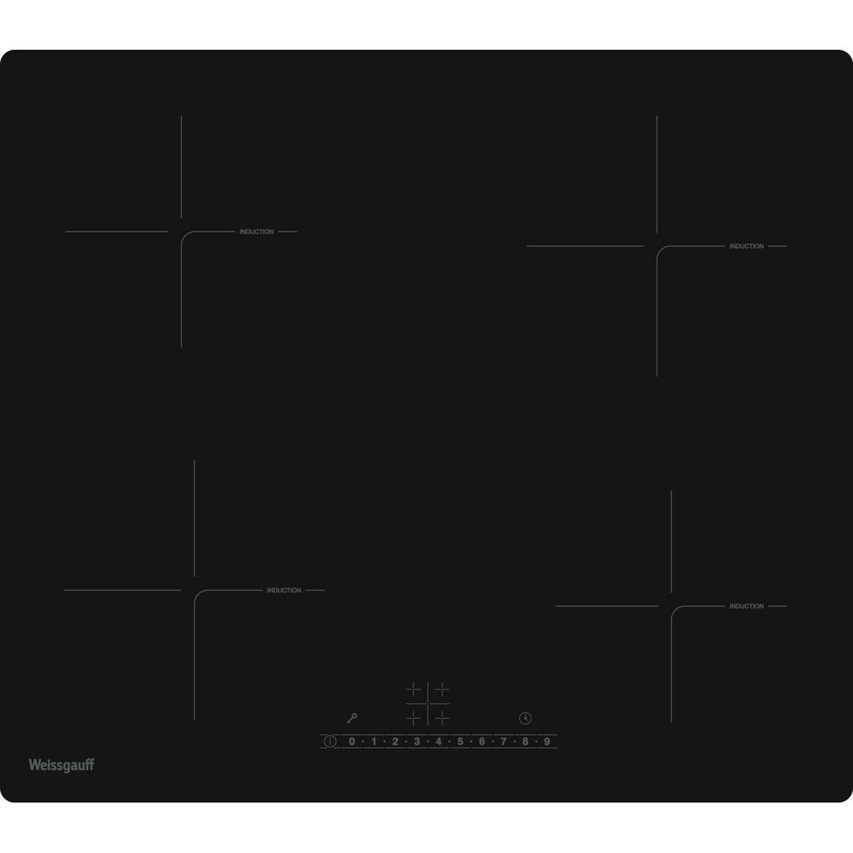Варочная панель Weissgauff HI 632 BSA, черный