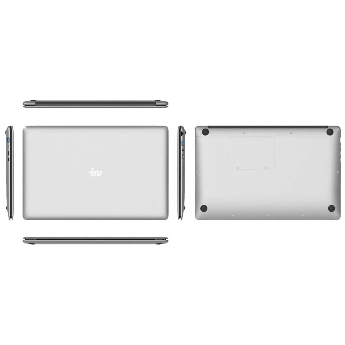 Ноутбук IRU Калибр 15GLG Celeron N4020 4Gb SSD256Gb Intel HD Graphics 600 15.6 IPS FHD (1920x1080) Free DOS black WiFi BT Cam 5000mAh