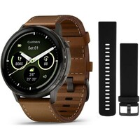 Умные часы Garmin Venu 4 45mm (Цвет: Black/Brown)