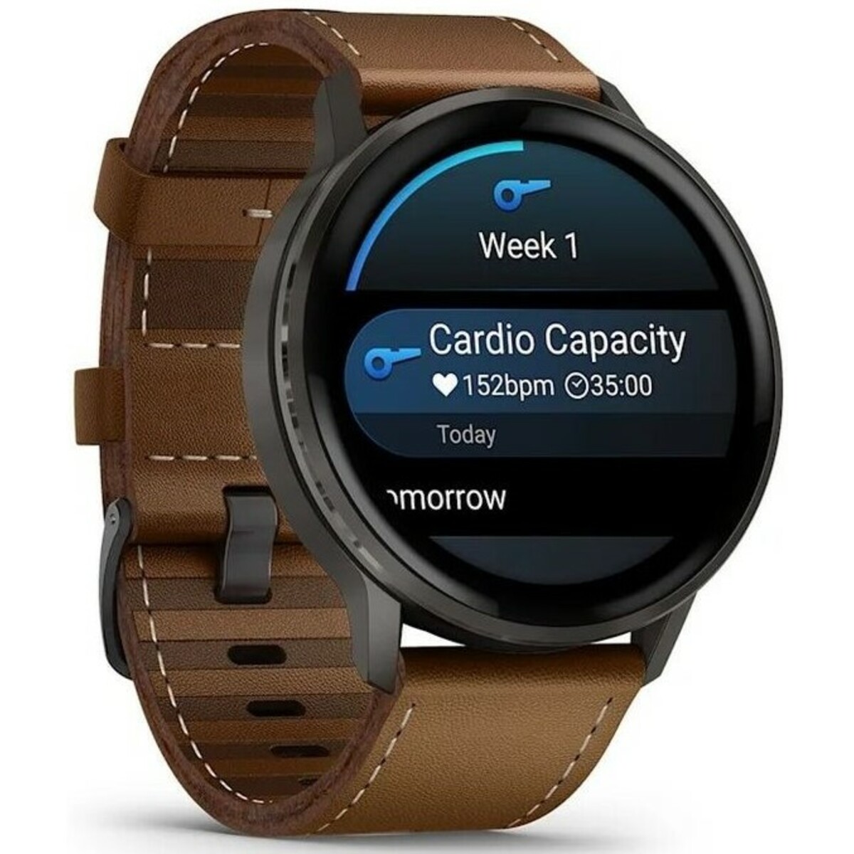 Умные часы Garmin Venu 4 45mm (Цвет: Black / Brown)