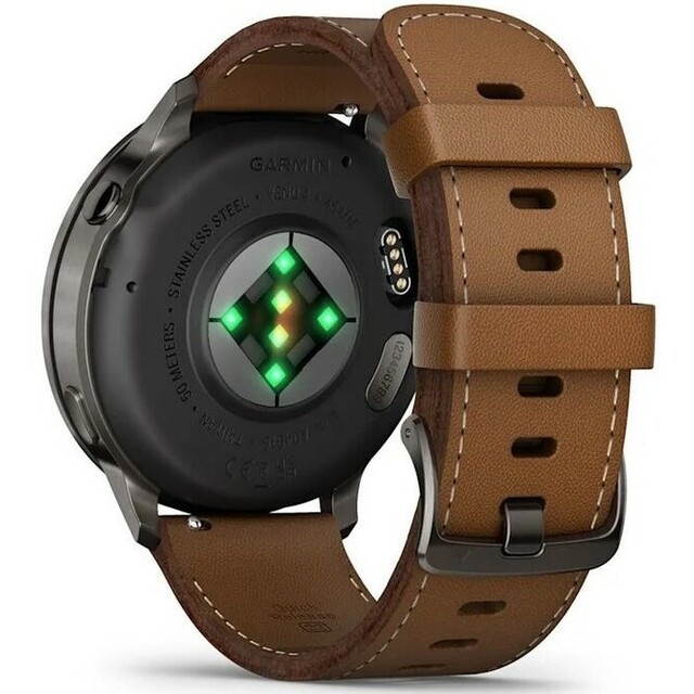 Умные часы Garmin Venu 4 45mm (Цвет: Black/Brown)