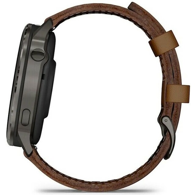 Умные часы Garmin Venu 4 45mm (Цвет: Black/Brown)