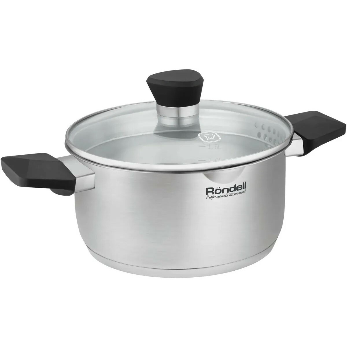 Набор посуды Rondell Strike Ultra RDS-1881 (Цвет: Inox/Black)