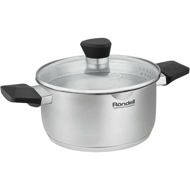 Набор посуды Rondell Strike Ultra RDS-1881 (Цвет: Inox/Black)