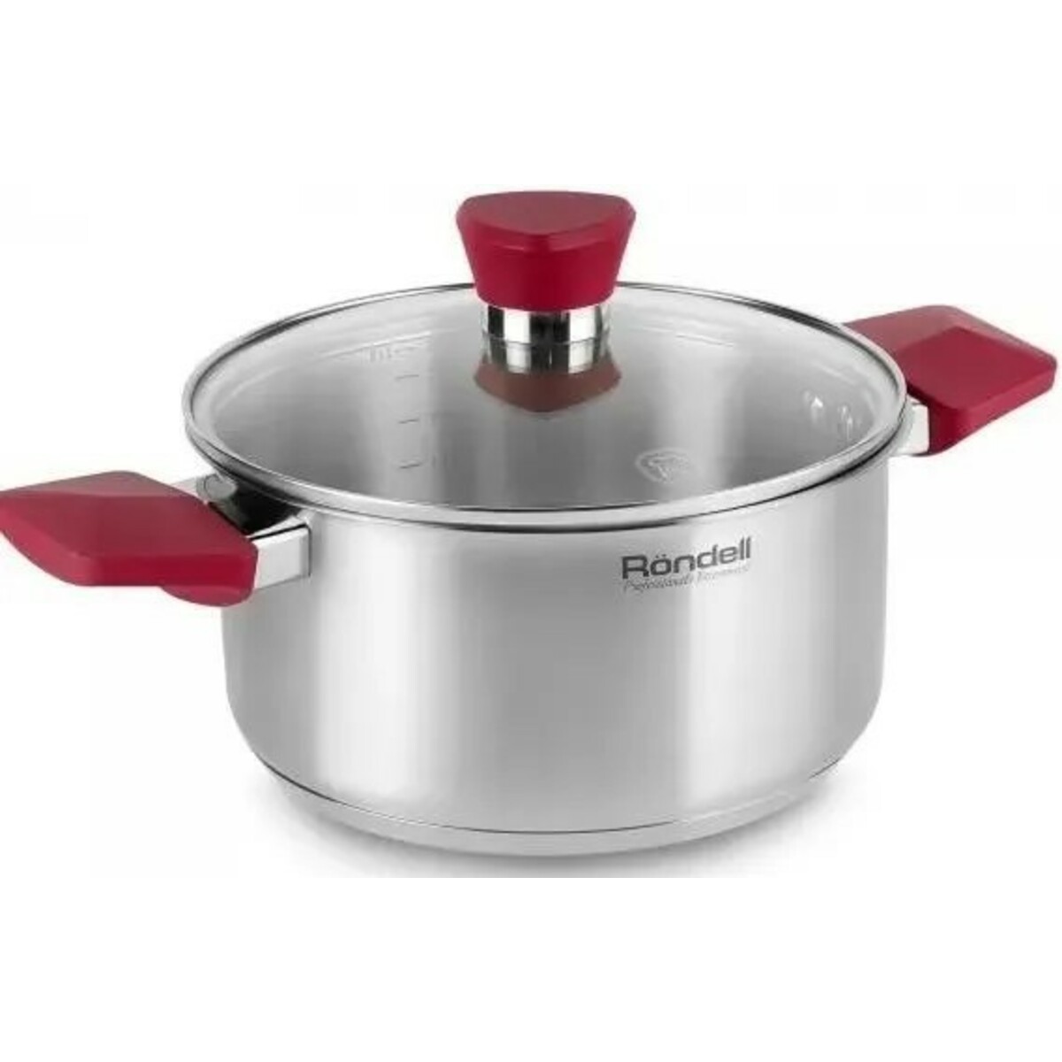 Набор посуды Rondell Strike RDS-818 (Цвет: Inox/Red)