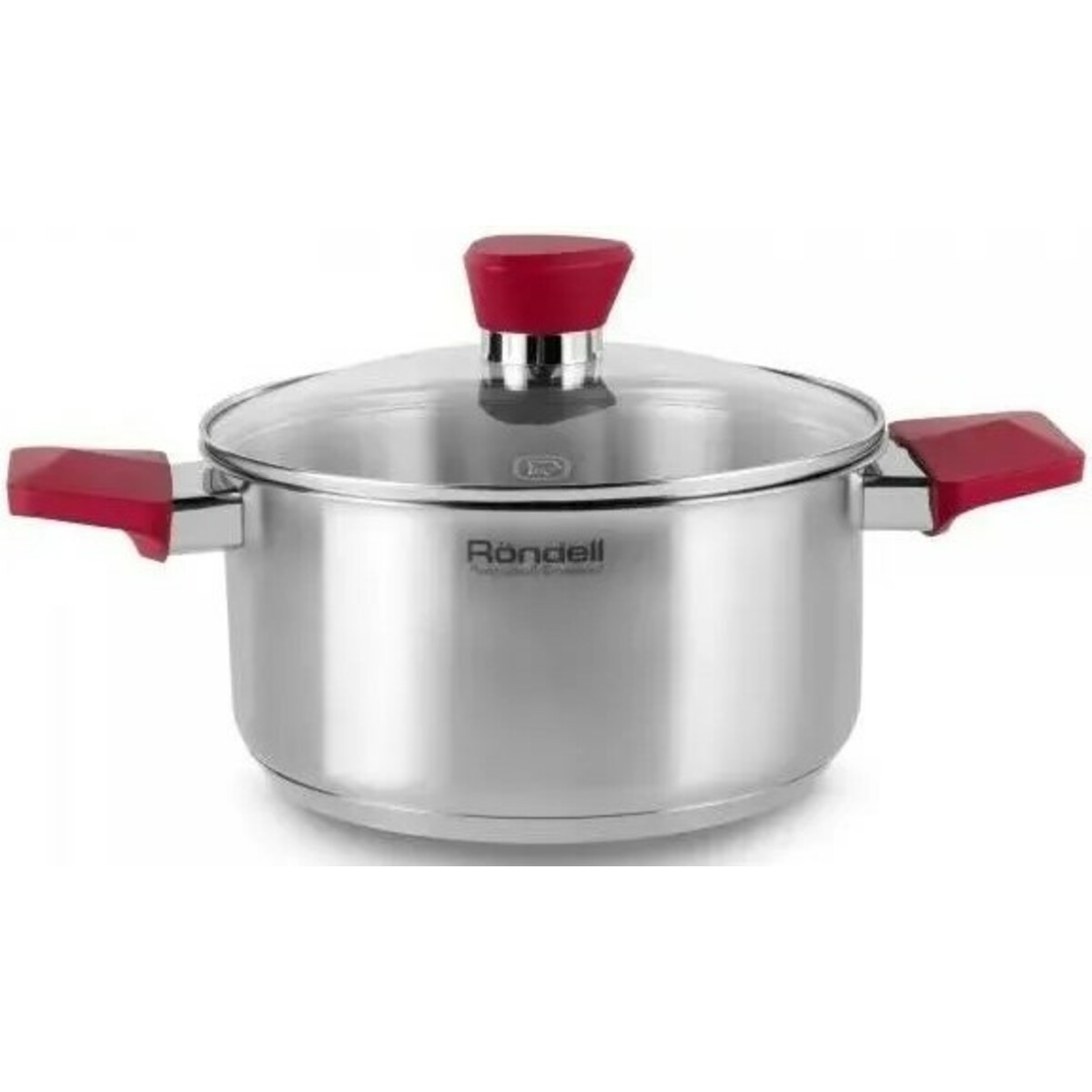 Набор посуды Rondell Strike RDS-818 (Цвет: Inox/Red)