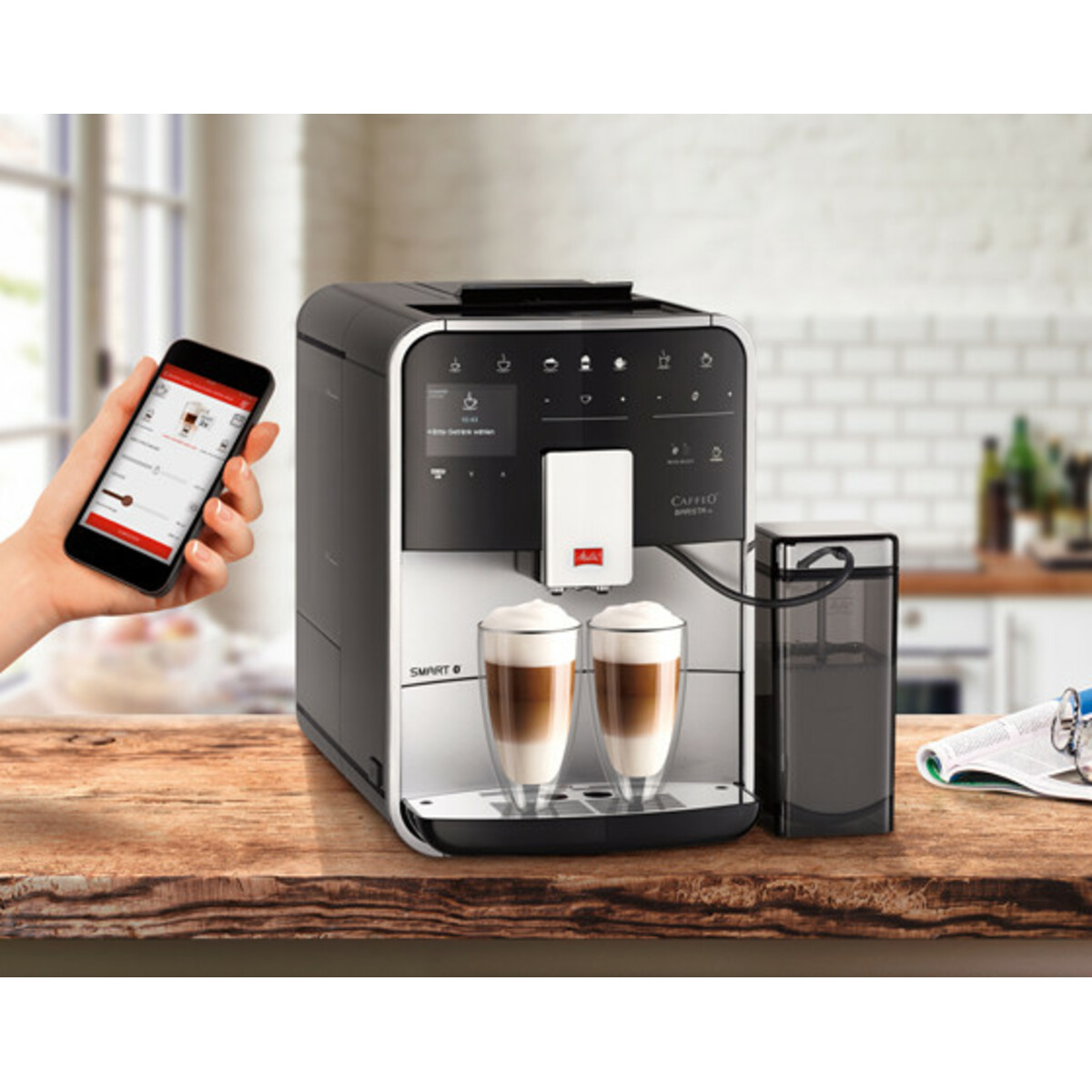 Кофемашина Melitta Caffeo Barista TS Smart F 850-101 (Цвет: Silver / Black)