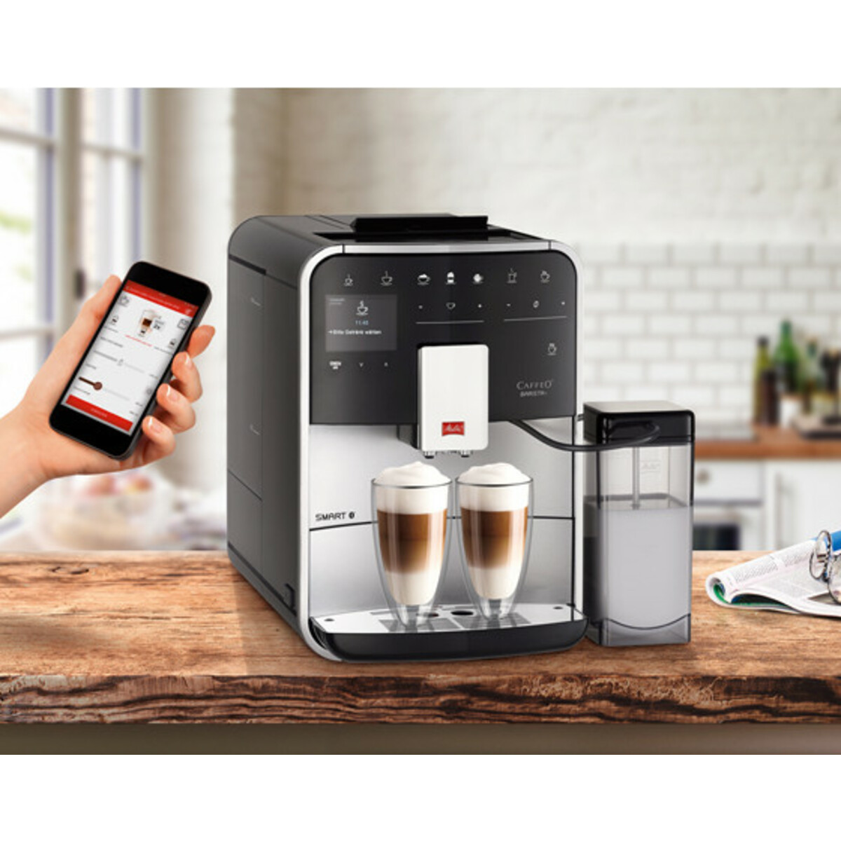 Кофемашина Melitta Caffeo Barista T Smart F 830-101 (Цвет: Silver/Black)