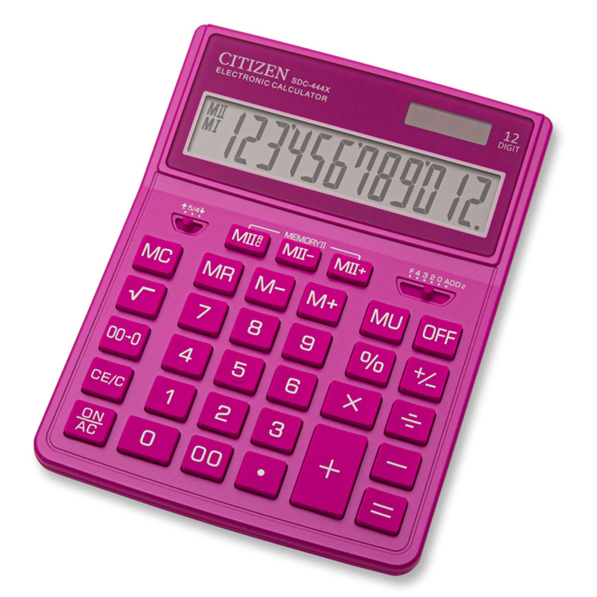 Калькулятор Citizen SDC-444XRPKE (Цвет: Pink)