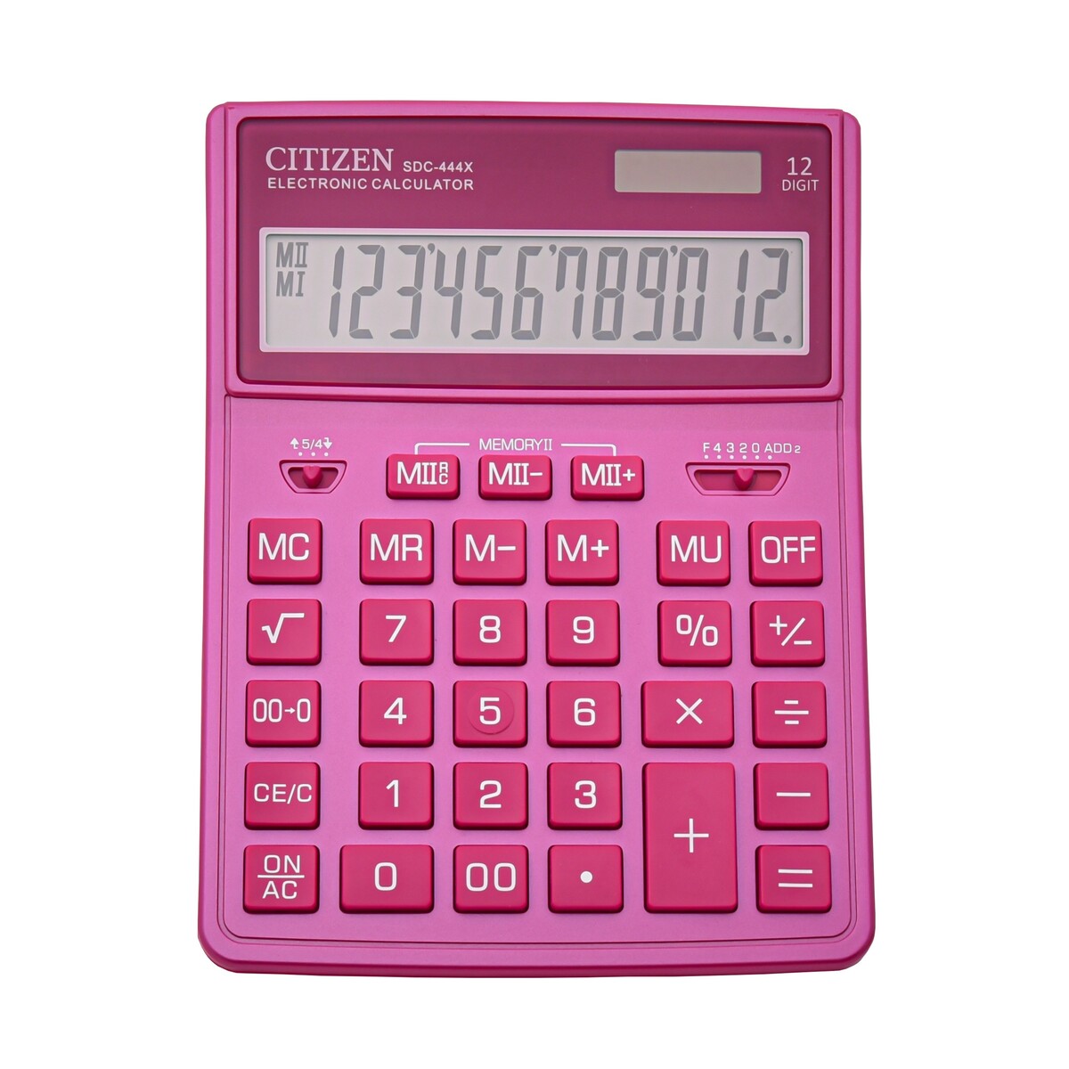 Калькулятор Citizen SDC-444XRPKE (Цвет: Pink)