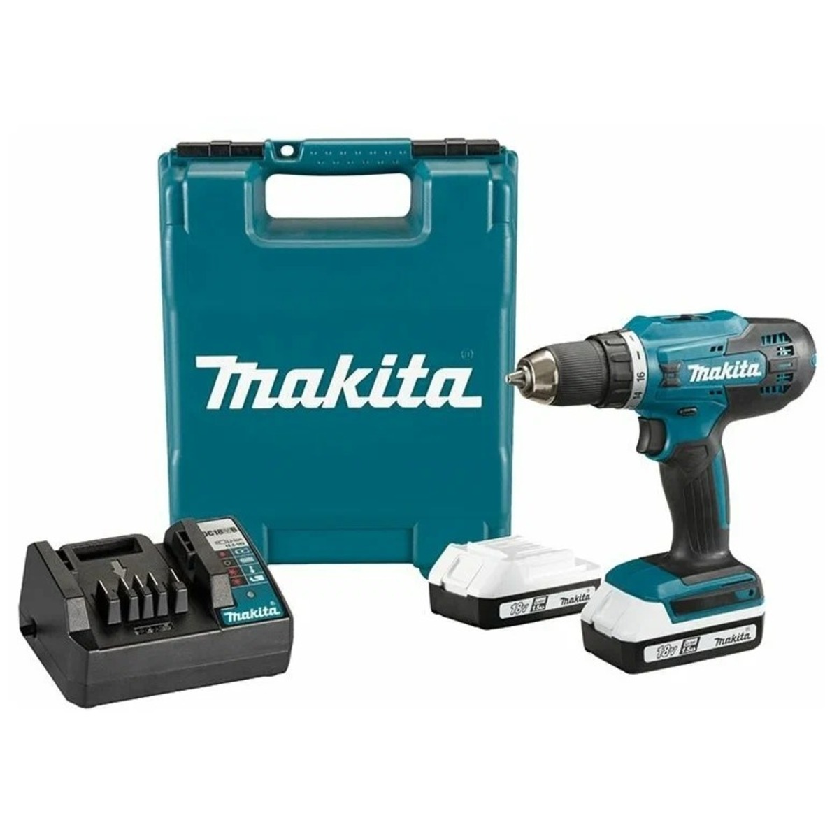 Дрель-шуруповерт Makita DF488DWE (Цвет: Blue)