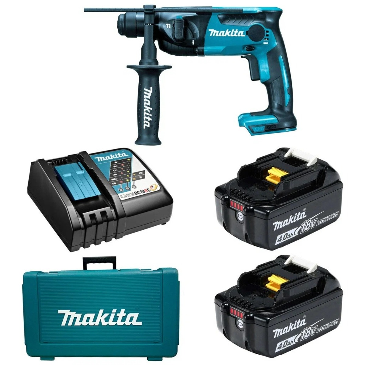 Перфоратор Makita DHR165RME (Цвет: Blue)