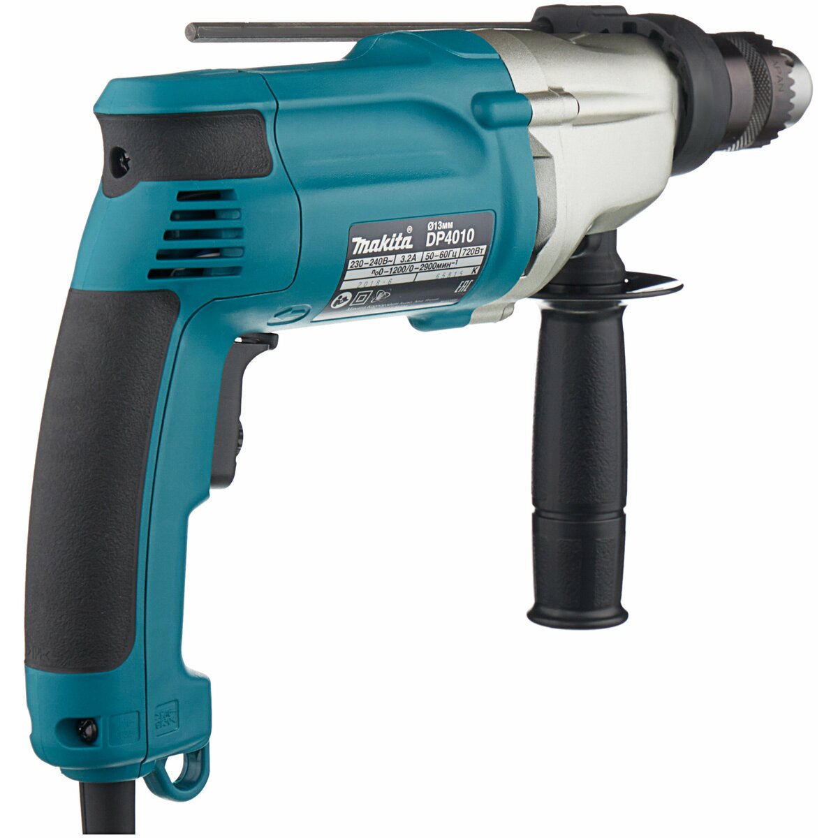 Дрель безударная Makita DP4010 (Цвет: Blue)