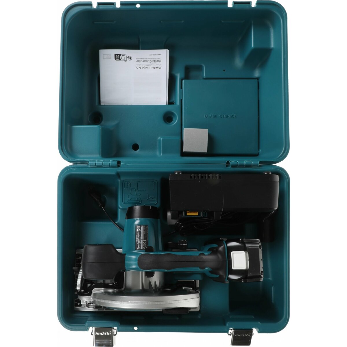 Циркулярная пила Makita DSS610RF (Цвет: Blue)