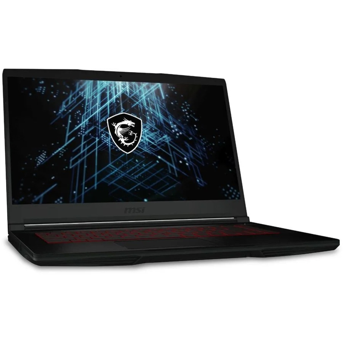 Ноутбук MSI GF63 Thin 11UD-220RU Core i7 11800H 8Gb SSD512Gb NVIDIA GeForce RTX 3050 Ti 4Gb 15.6 IPS FHD (1920x1080) Windows 11 Home black WiFi BT Cam