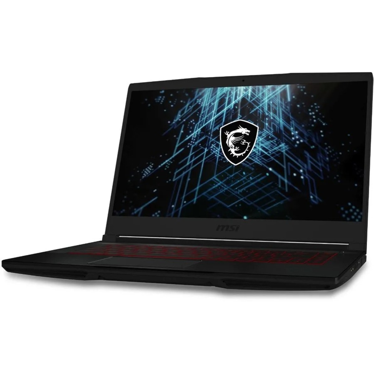 Ноутбук MSI GF63 Thin 11UD-220RU Core i7 11800H 8Gb SSD512Gb NVIDIA GeForce RTX 3050 Ti 4Gb 15.6 IPS FHD (1920x1080) Windows 11 Home black WiFi BT Cam