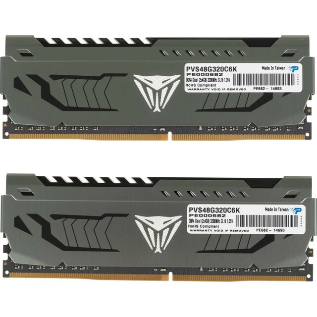 Память DDR4 2x4Gb 3200MHz Patriot PVS48G320C6K Память DDR4 2x4Gb 3200MHz Patriot PVS48G320C6K