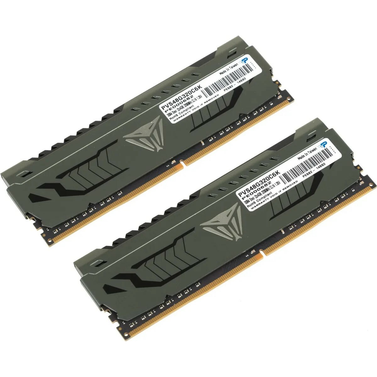 Память DDR4 2x4Gb 3200MHz Patriot PVS48G320C6K