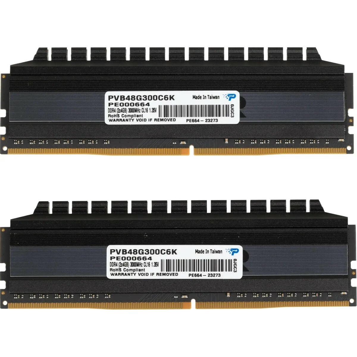 Память DDR4 2x4Gb 3000MHz Patriot PVB48G300C6K