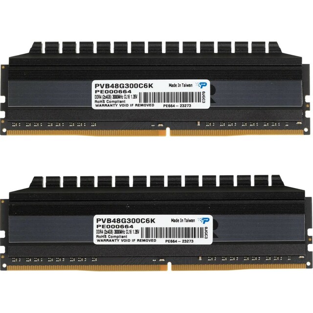 Память DDR4 2x4Gb 3000MHz Patriot PVB48G300C6K