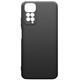 Чехол-накладка Borasco MicroFiber Case для смартфона Xiaomi Redmi Note 11/11S (Цвет: Black)