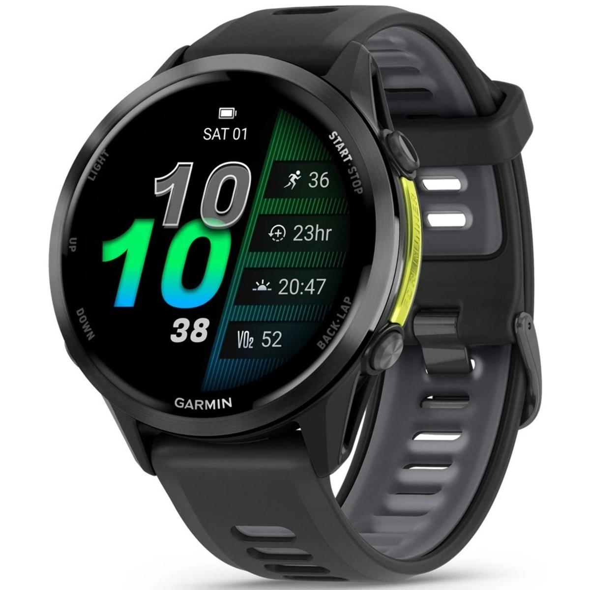 Умные часы Garmin Forerunner 970 47mm (Цвет: Carbon Gray Black) 