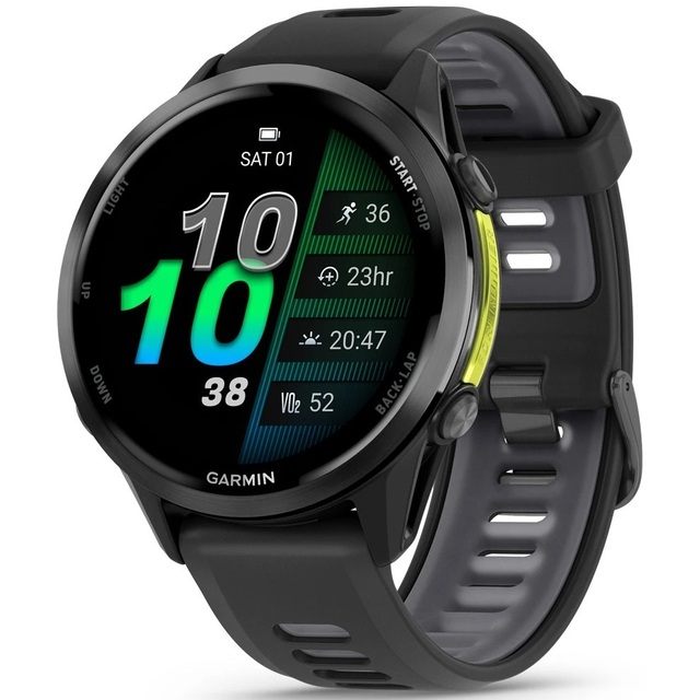 Умные часы Garmin Forerunner 970 47mm (Цвет: Carbon Gray Black) 