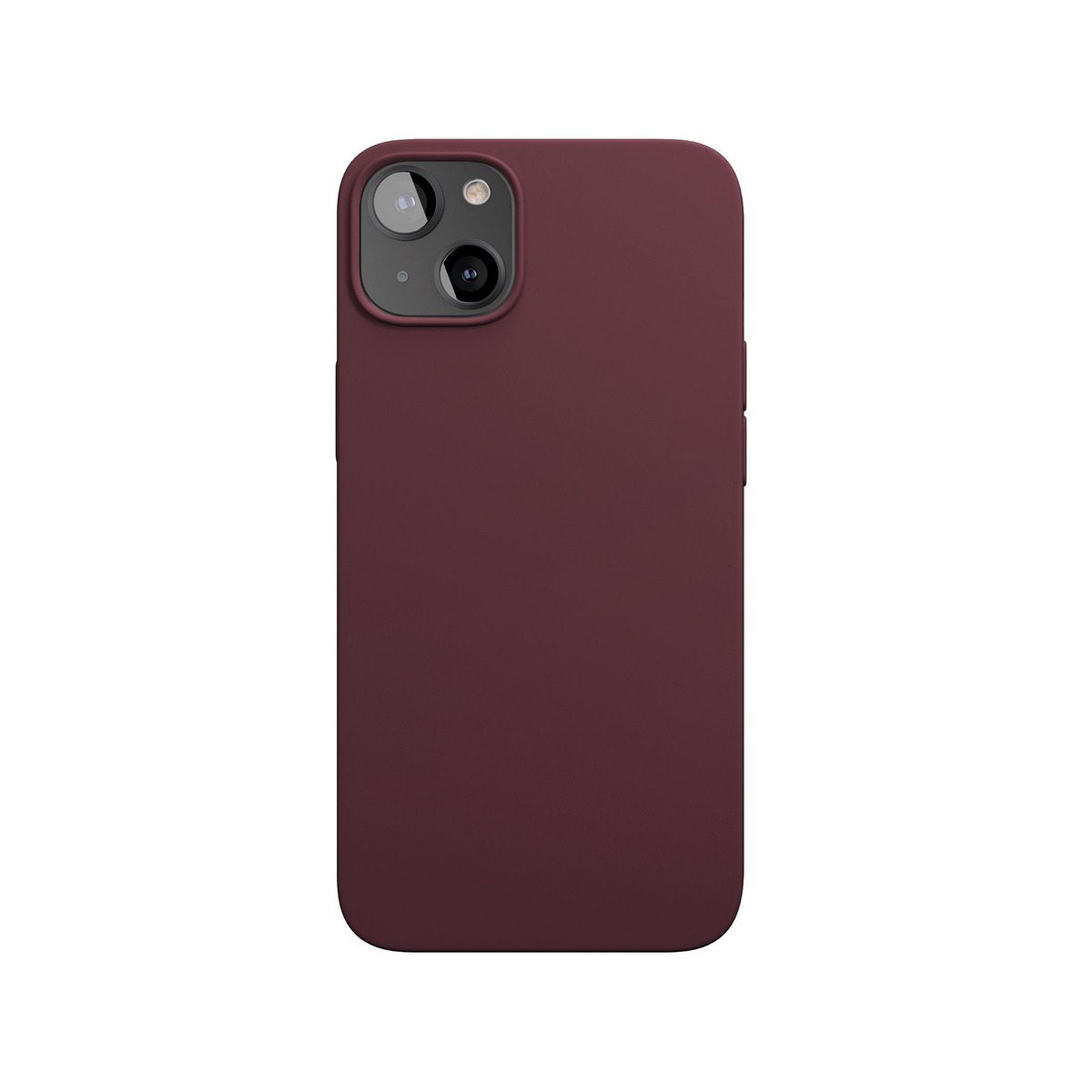 Чехол-накладка VLP Silicone Case для смартфона Apple iPhone 13 (Цвет: Marsala)
