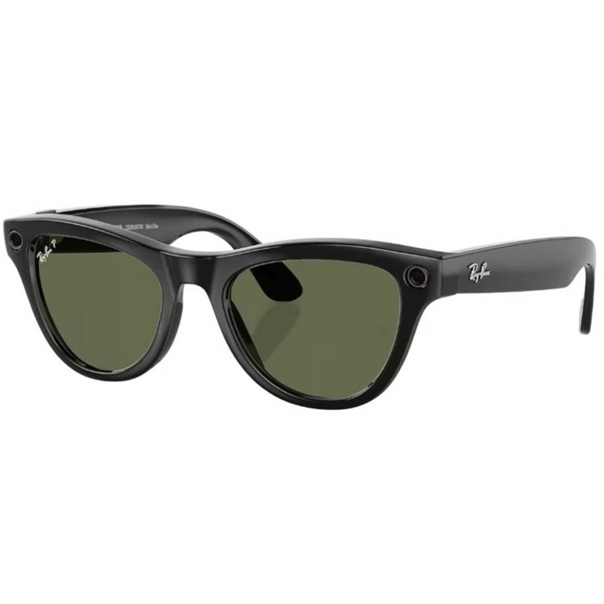 Умные очки Ray-Ban Meta Skyler RW4010  (Цвет: Shiny Black/Polar G15 Green)