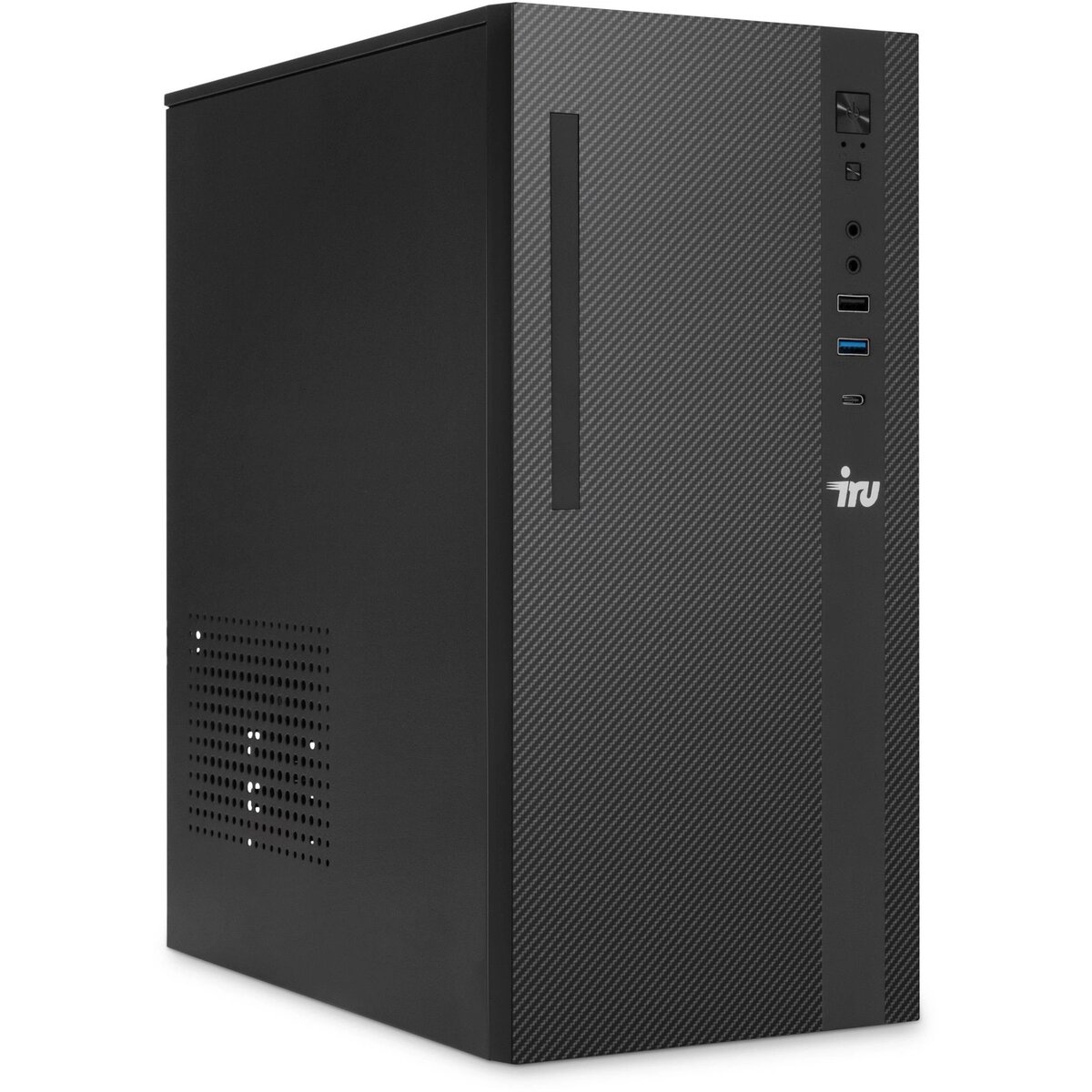 ПК IRU Planio 310H6SC (Core i3 14100F 3.4Ghz/16Gb DDR5/SSD512Gb/NVIDIA GeForce GT610 2Gb/Windows 11 Pro/black) 