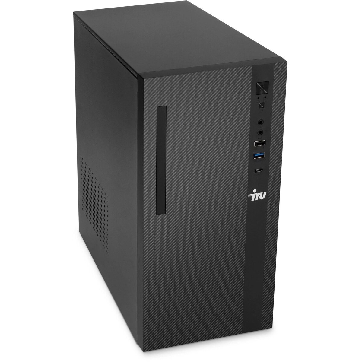 ПК IRU Planio 310H6SC (Core i3 14100F 3.4Ghz/16Gb DDR5/SSD512Gb/NVIDIA GeForce GT610 2Gb/Windows 11 Pro/black) 