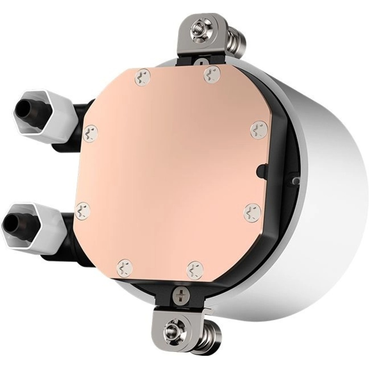 Система водяного охлаждения PcCooler DA240 WH ARGB Soc-AM5/AM4/1151/1200/1700 белый 4-pin Al+Cu 270W Ret (DA240-WHAWXX-GL)