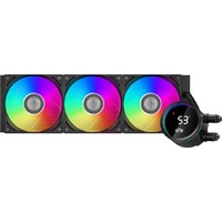 Система водяного охлаждения PcCooler DA360 Pro Digital BK ARGB Soc-AM5/AM4/1151/1200/1700 черный 4-pin Al LCD 300W Ret (DA360PRO-BKAWXL-GL)