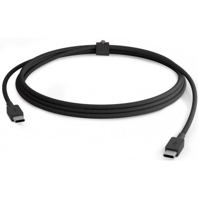 Кабель VLP Nylon Cable USB-C to USB-C Cable 1.2m, черный