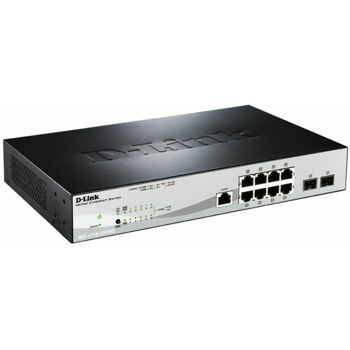 Коммутатор управляемый D-Link DGS-1210-10P/ME/A1A