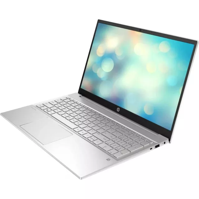 Ноутбук HP Pavilion 15-eg2002ci Core i5 1235U 8Gb SSD256Gb Intel Iris Xe graphics 15.6 IPS FHD (1920x1080) Free DOS silver WiFi BT Cam (6F8L6EA)