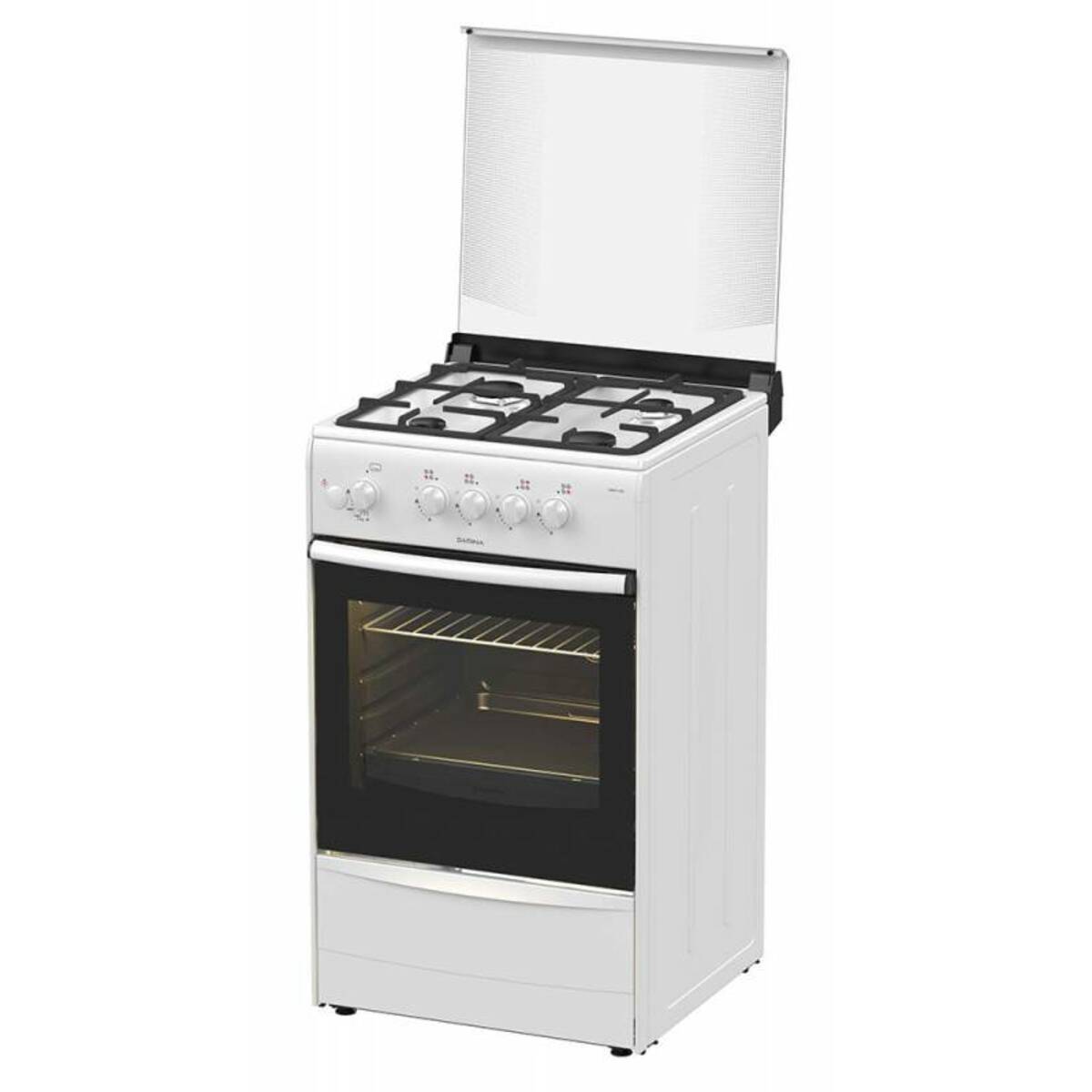 Плита газовая Darina 1B1 GM 441 008 W (реш.чугун) (Цвет: White)