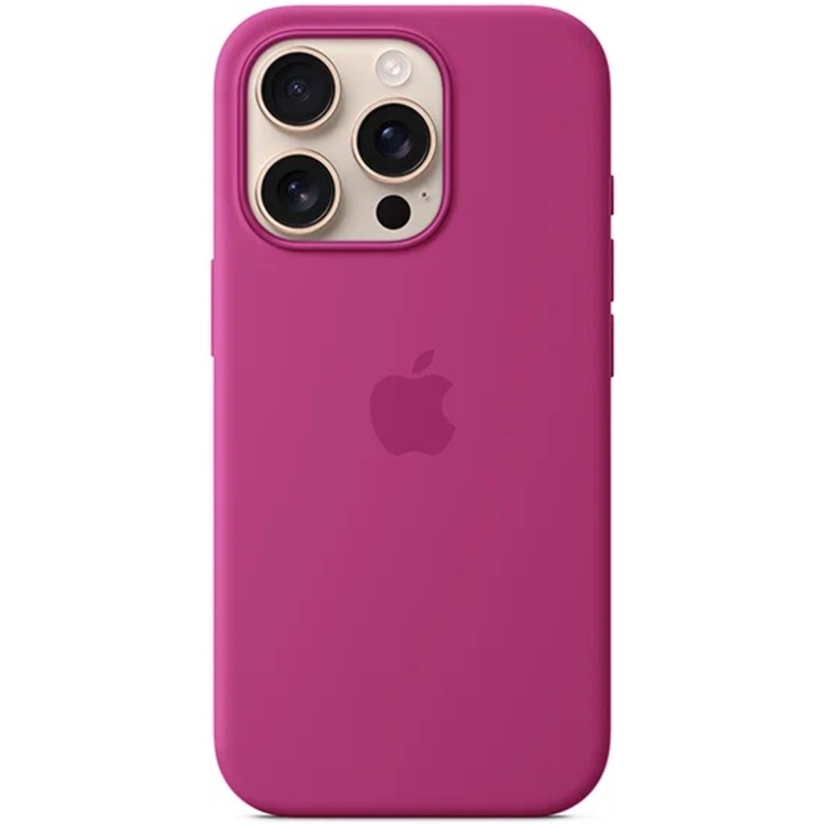 Чехол-накладка Apple Silicone Case with MagSafe для смартфона Apple iPhone 16 Pro Max (Цвет: Fuchsia)