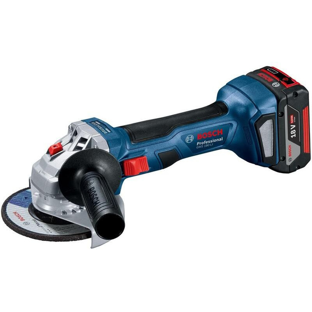 Углошлифовальная машина Bosch GWS 180-LI (Цвет: Blue)