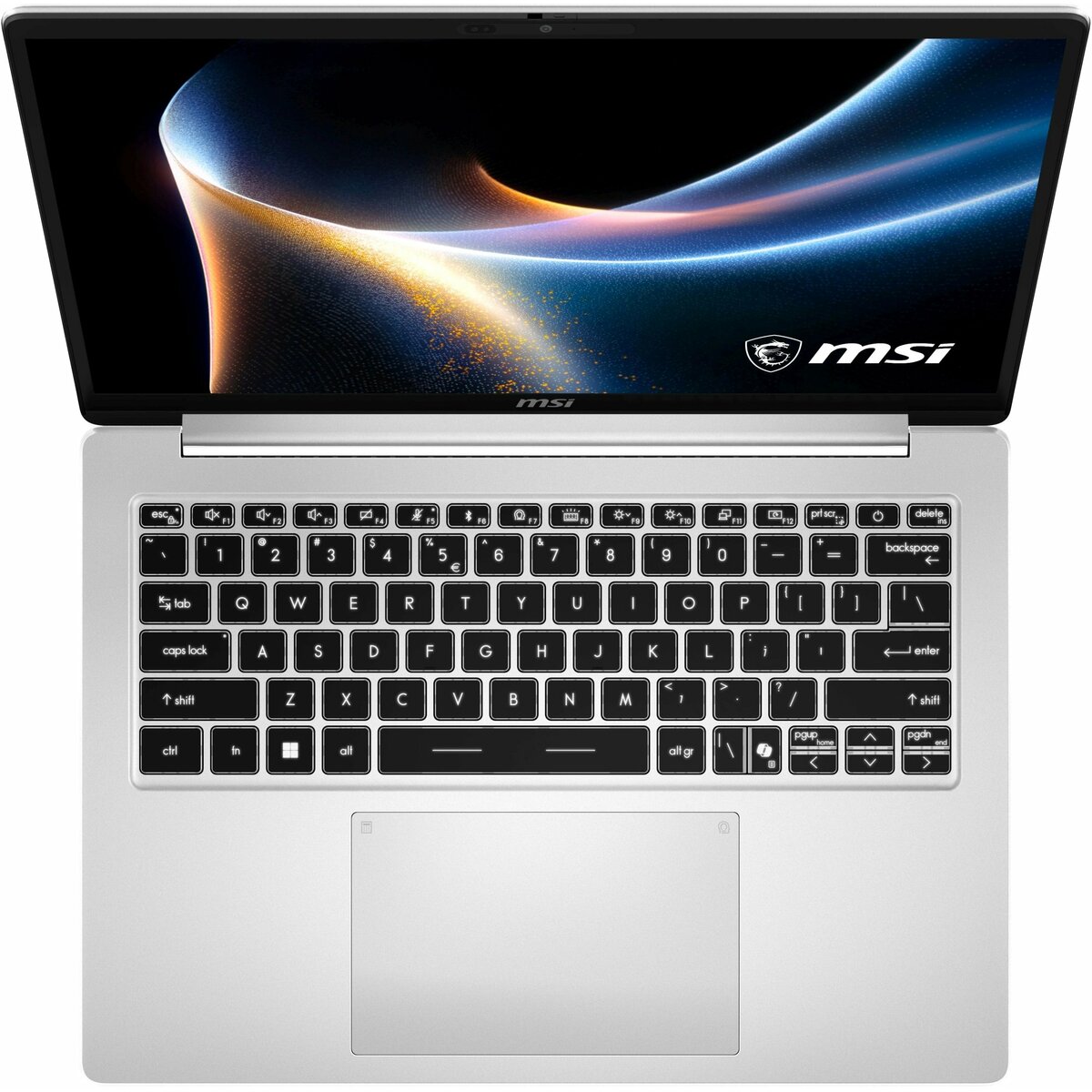 Ноутбук MSI Modern 14S AI+ G3MG-010XRU (Core Ultra 7 355 2.3Ghz / 16Gb DDR5 / SSD512Gb / Intel Arc / 14" / noOS / silver) (9S7-14U212-010)