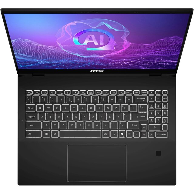 Ноутбук MSI Summit Pro 16 AI A2HVETG-085RU (Core Ultra 7 255H 2Ghz / 32Gb LPDDR5 / SSD1Tb / NVIDIA GeForce RTX4050 6Gb / 16" / Windows 11 Pro / black) (9S7-159631-085) Ноутбук MSI Summit Pro 16 AI A2HVETG-085RU (Core Ultra 7 255H 2Ghz / 32Gb LPDDR5 / SSD1Tb / NVIDIA GeForce RTX4050 6Gb / 16" / Windows 11 Pro / black) (9S7-159631-085)