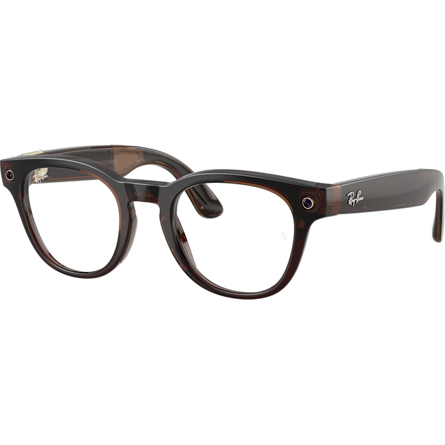 Умные очки Ray-Ban Meta Scriber Optics RW7002 (Gen 2) (Цвет: Transparent Shiny Umber / Clear) Умные очки Ray-Ban Meta Scriber Optics RW7002 (Gen 2) (Цвет: Transparent Shiny Umber / Clear)