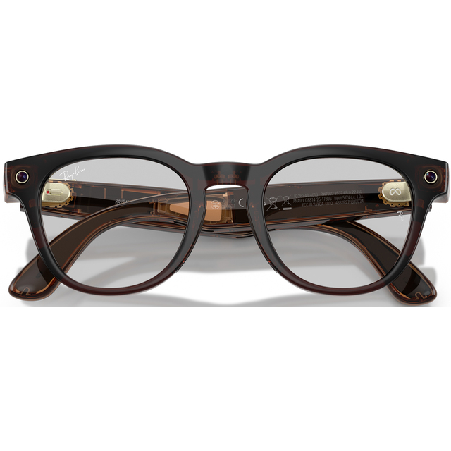 Умные очки Ray-Ban Meta Scriber Optics RW7002 (Gen 2) (Цвет: Transparent Shiny Umber / Clear) Умные очки Ray-Ban Meta Scriber Optics RW7002 (Gen 2) (Цвет: Transparent Shiny Umber / Clear)