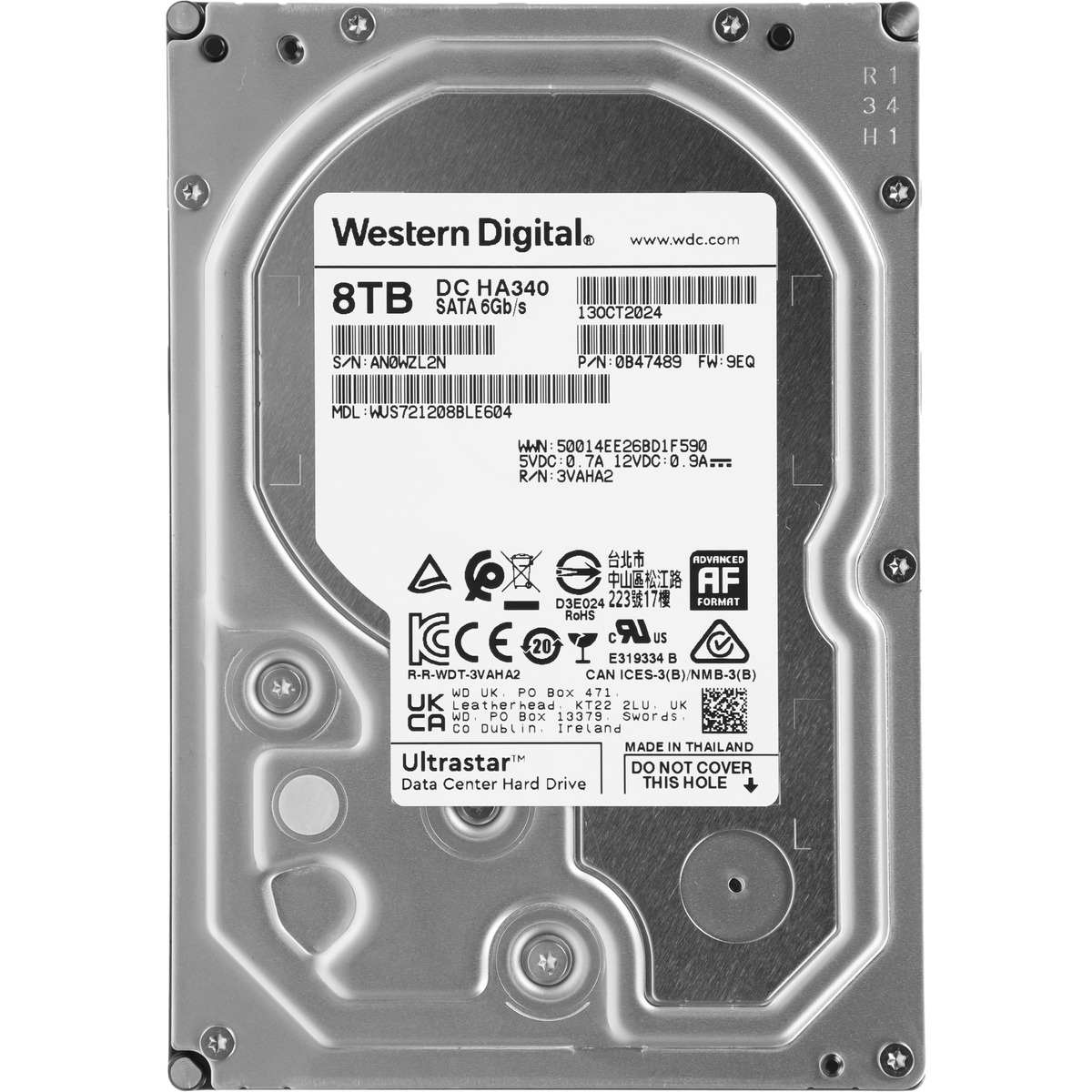 Жесткий диск WD SATA-III 8TB WUS721208BLE604