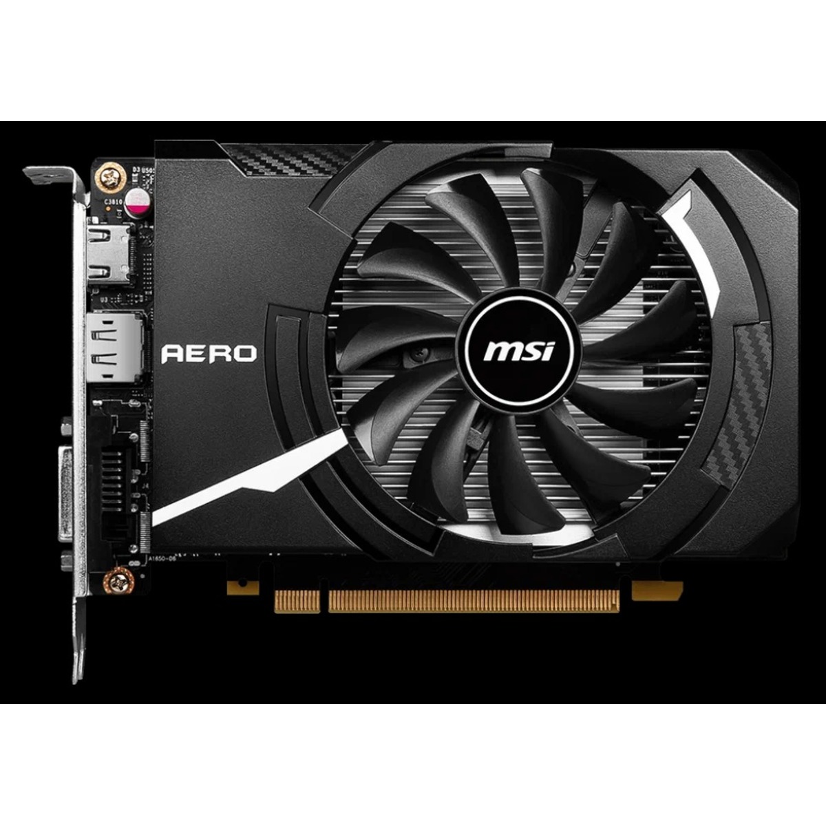 Видеокарта MSI GeForce GTX 1630 AERO ITX 4G OC Retail