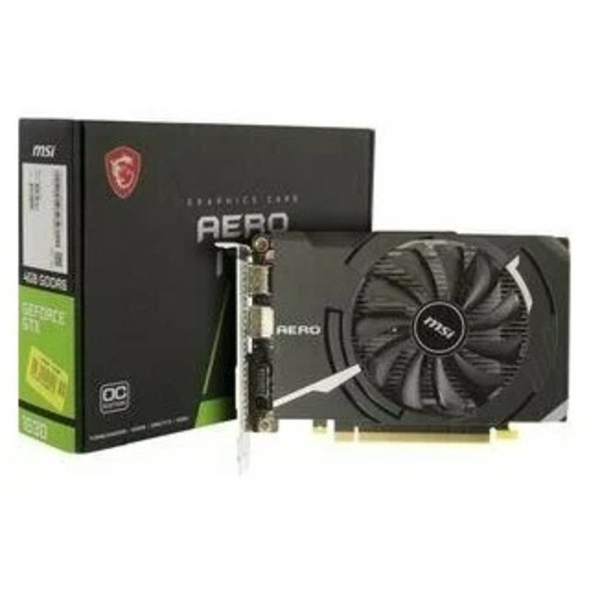 Видеокарта MSI GeForce GTX 1630 AERO ITX 4G OC Retail