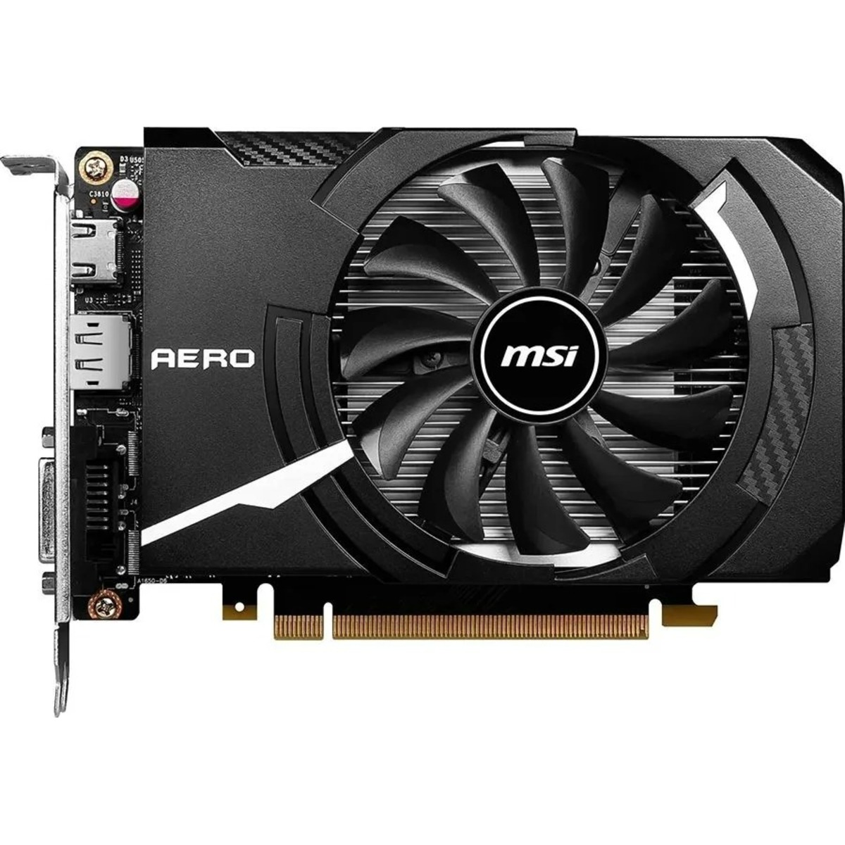 Видеокарта MSI GeForce GTX 1630 AERO ITX 4G OC Retail