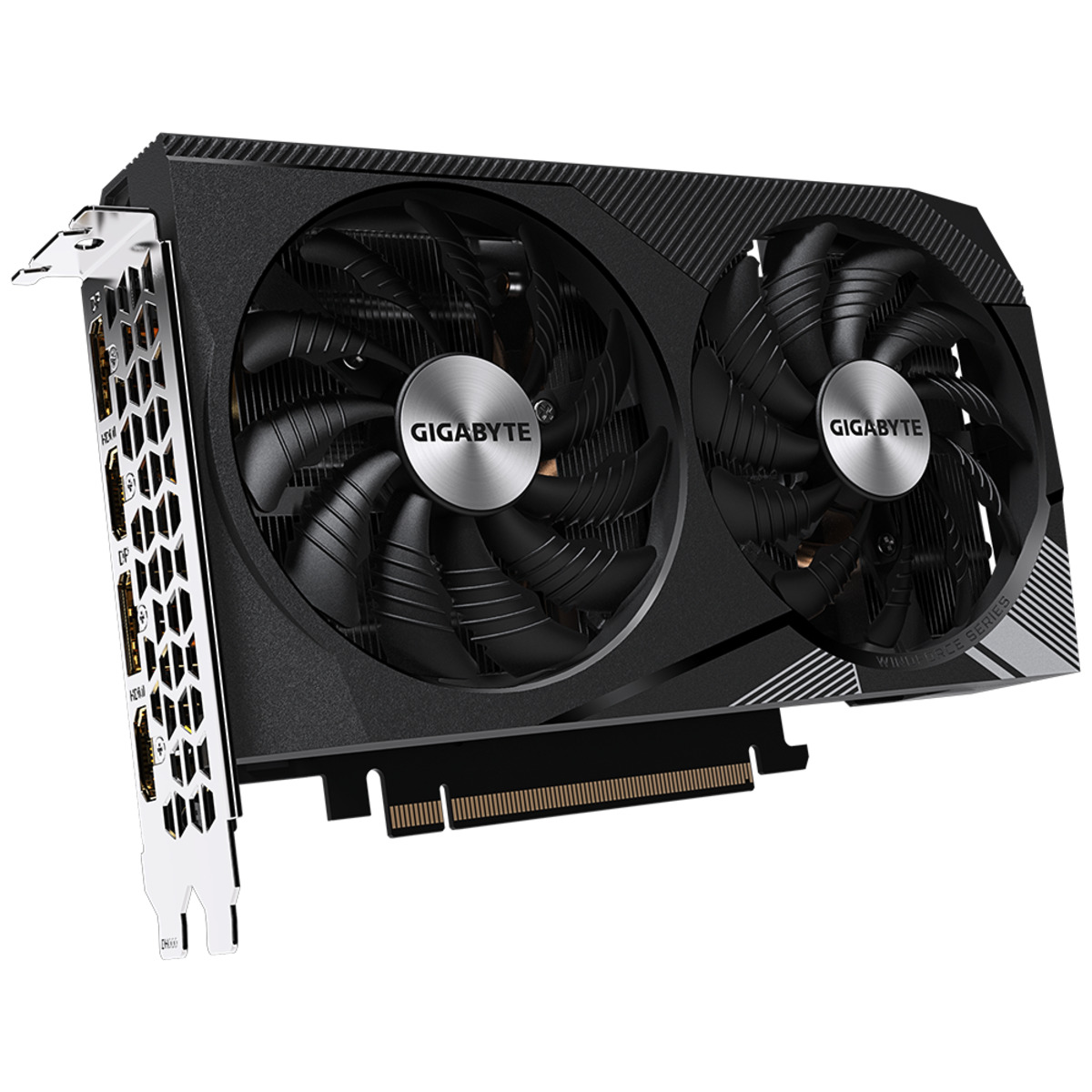 Видеокарта GIGABYTE PCI-E 4.0 GV-N306TWF2OC-8GD NVIDIA GeForce RTX 3060Ti 8192Mb 256 GDDR6 1680 / 14000 HDMIx2 DPx2 HDCP Ret