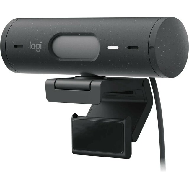 Веб-камера Logitech HD Webcam Brio 500, черный 